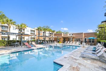 Swimming Pool With Relaxing Sundecks at The Ashley, Charleston, South Carolina